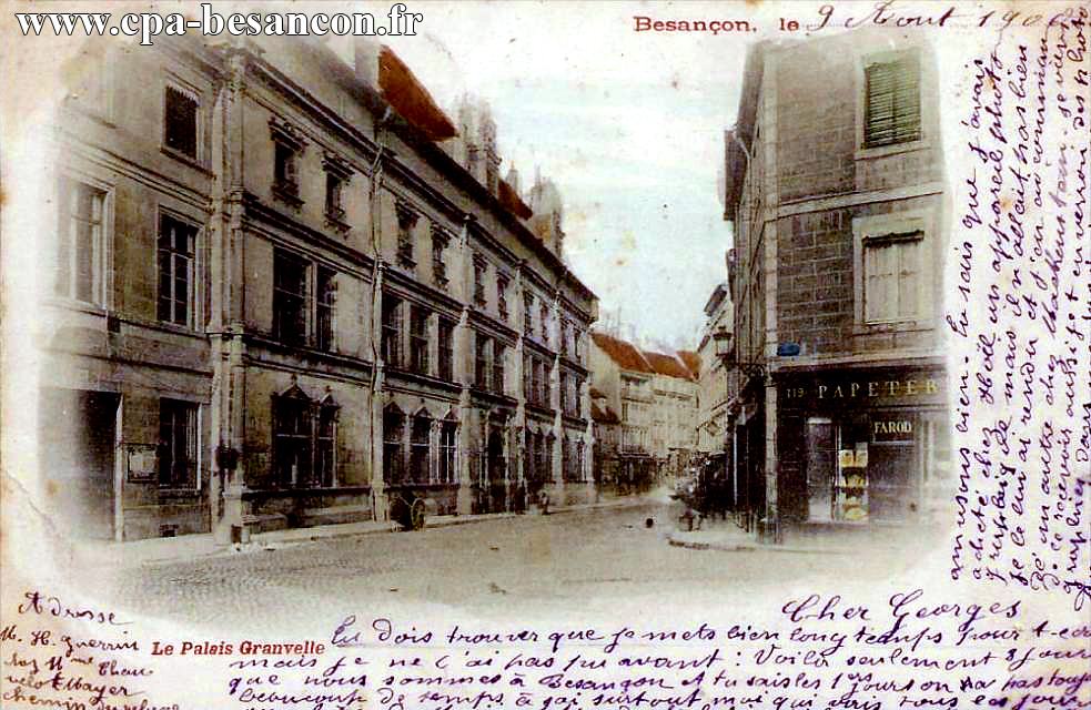 Besançon - Le Palais Granvelle